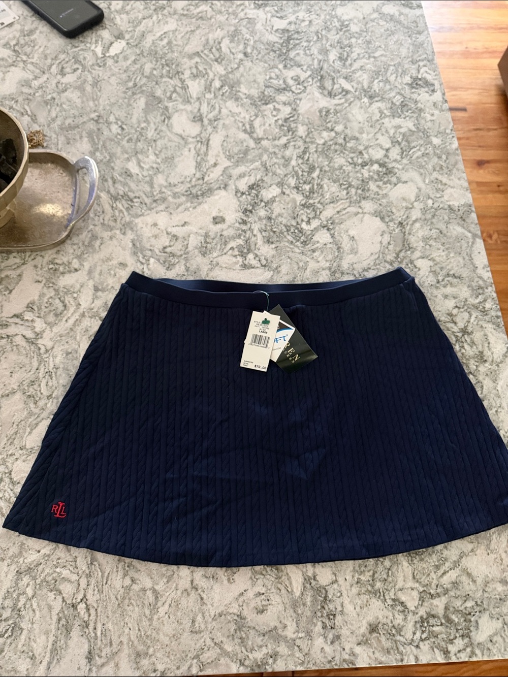 Lauren Ralph Lauren Navy  Mini Skirt